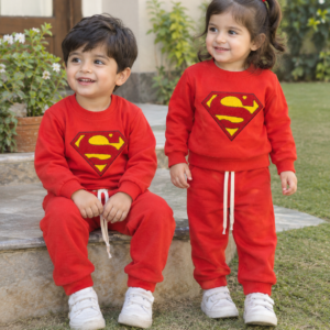 Superman Embroidered Coordset